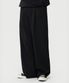 컴포트 원턱 와이드 스웻 팬츠 (BLACK)