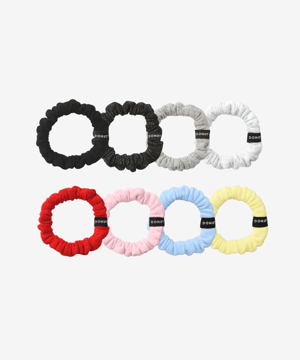 도넛바이닐샵(DONUTVINYLSHOP) baby scrunchie (8colors) - 3PACK