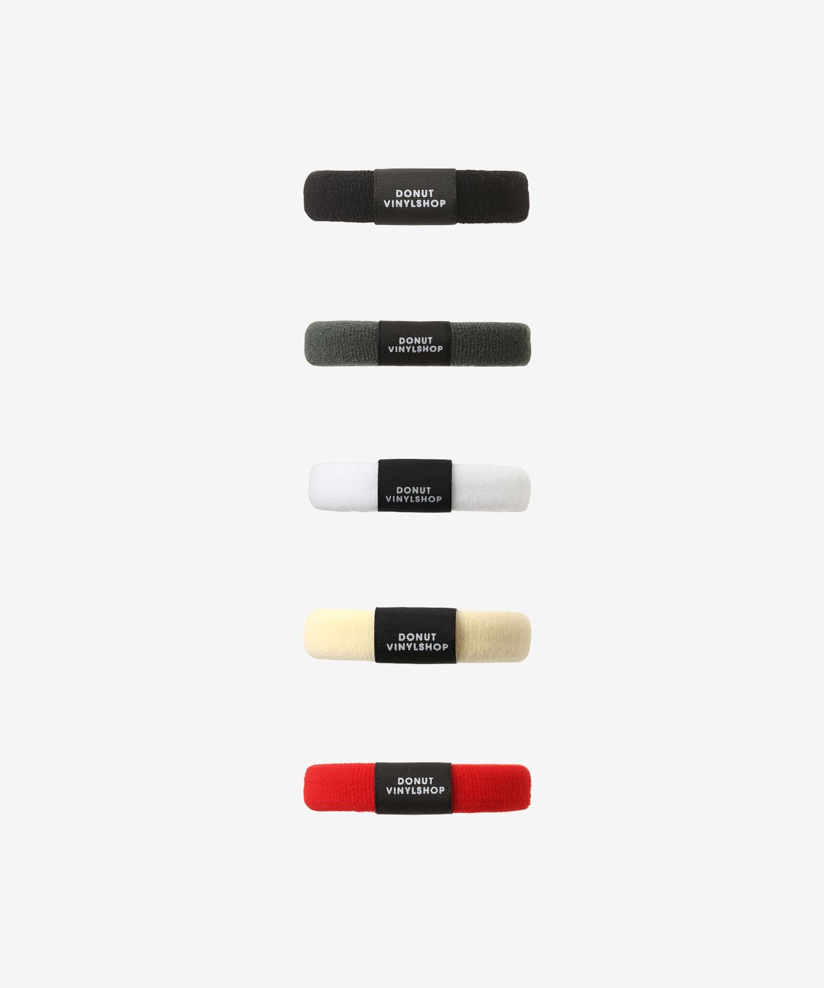 도넛바이닐샵(DONUTVINYLSHOP) elastic hair band (5colors) - 6PACK