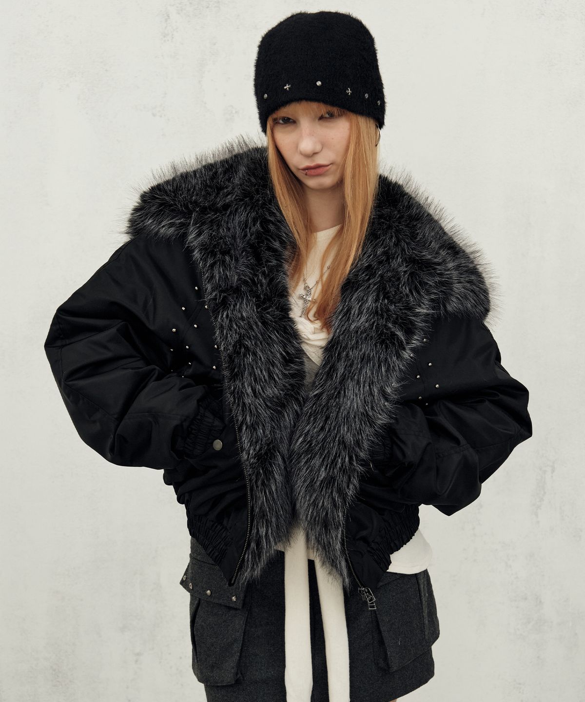 미드나잇 무브(MIDNIGHT MOVE) fur ny jumper (black)