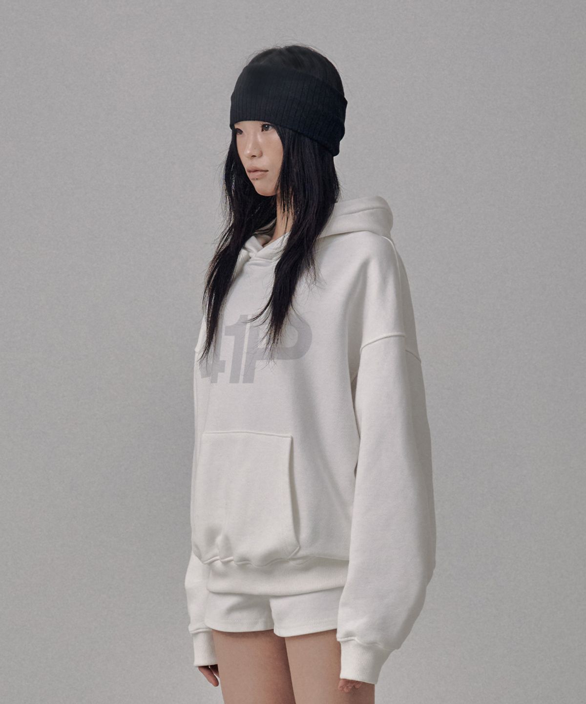 사일프레이(41PRAY) 41P Brushed Hoodie / Ivory
