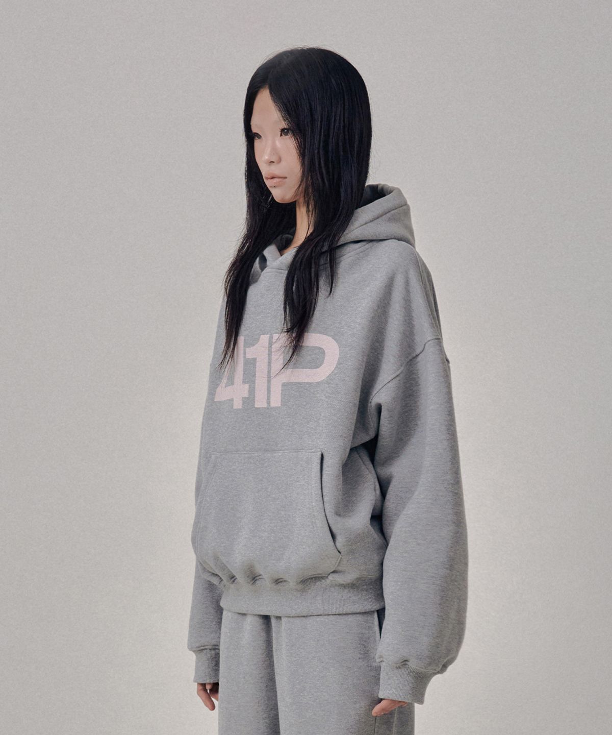 사일프레이(41PRAY) 41P Brushed Hoodie / Grey
