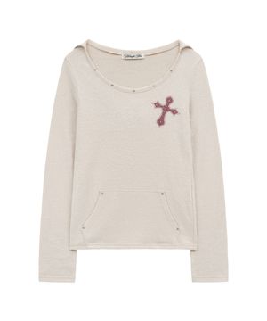 sl cross hood (ivory)