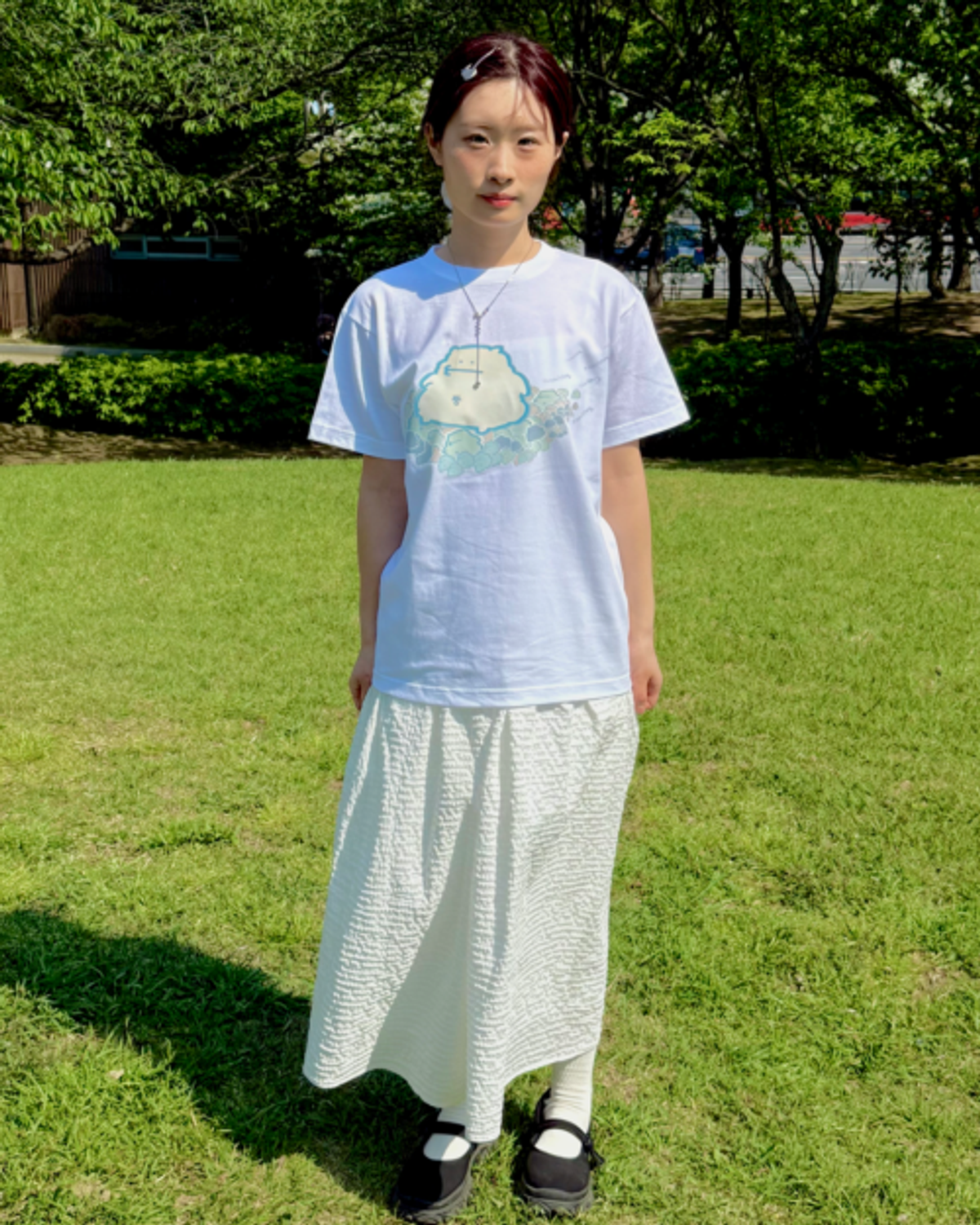잇츠쿨띵(ITISCOOLTHING) 뚱민철 T-shirts (white)