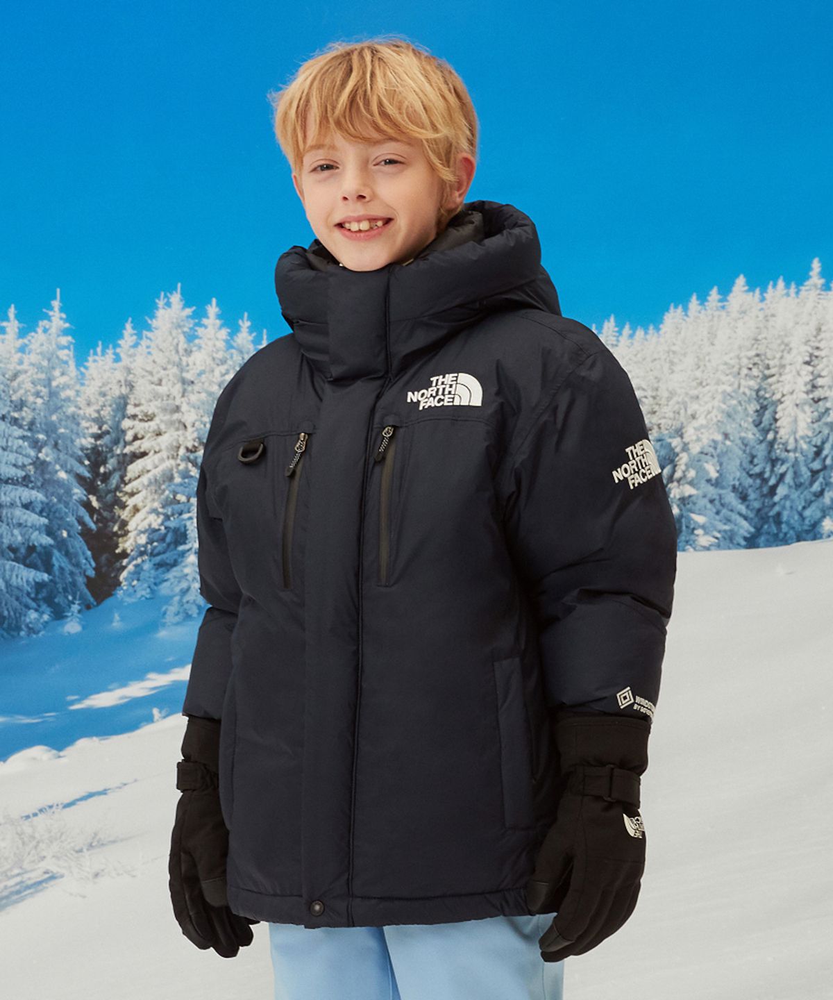 노스페이스 키즈(THE NORTH FACE KIDS) 키즈 히말라얀 파카 (RDS) NJ1DR50T_NAV
