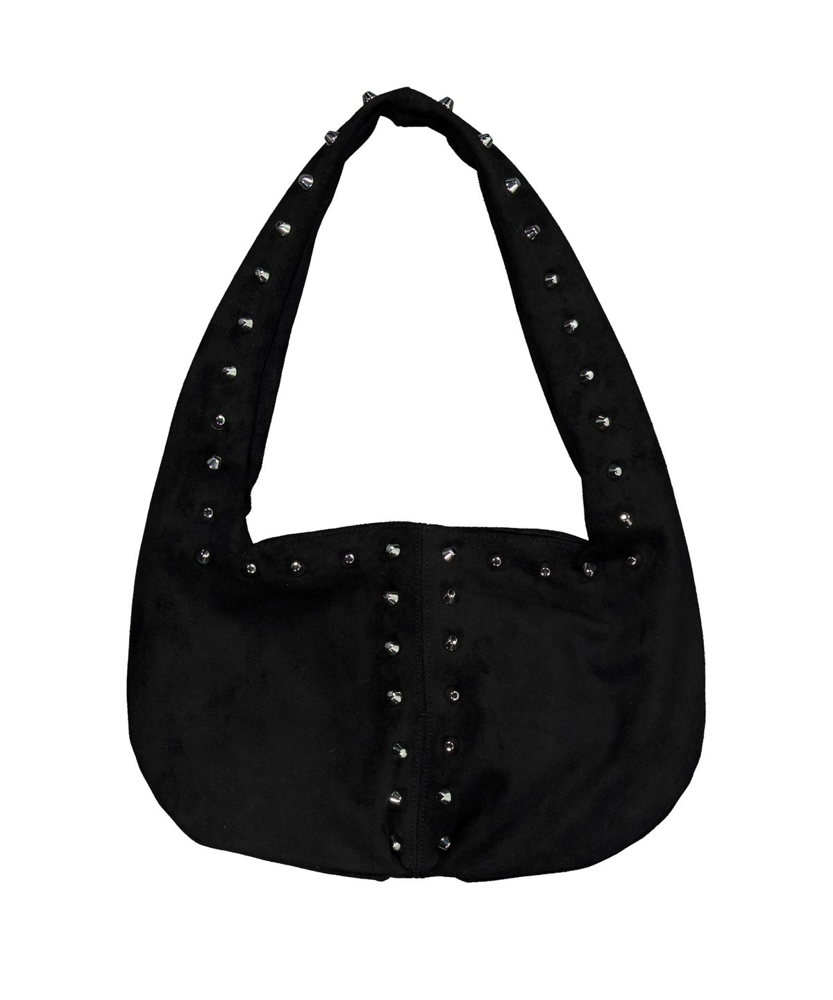 셋업이엑스이(SETUP-EXE) SUEDE STUDDED SHOULDER BAG / BLACK