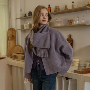 DD_Muffler and short coat set_2color