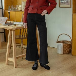 DD_Slim fit drop denim pants_2color