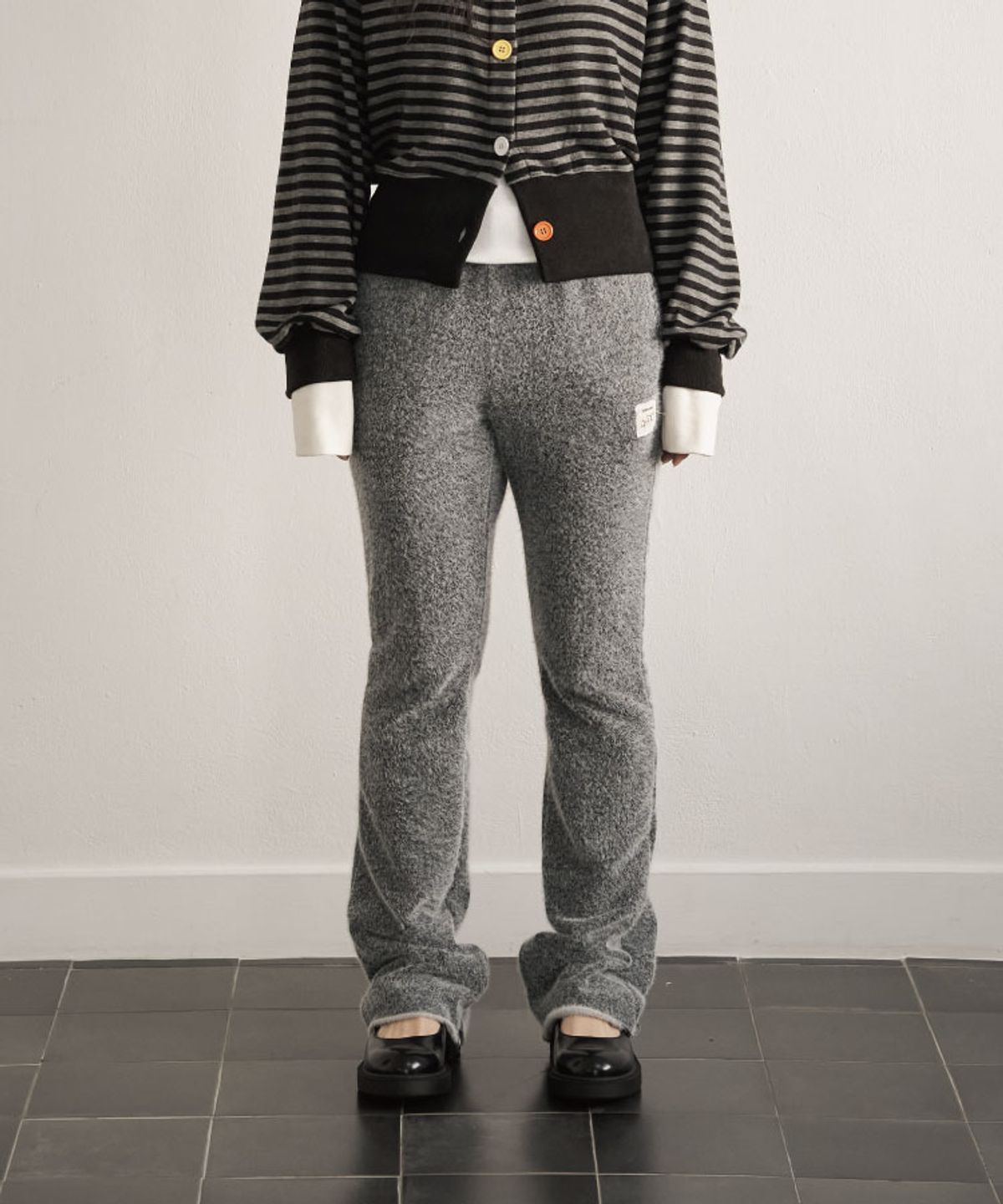 구월십일(GUWOLSIBIL) SIMPLE LAYER PANTS GREY