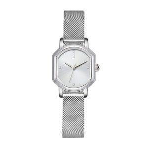 씨에르 클래식 실버 도트 메쉬 BW10925L-WWWM 스퀘어 여자 메탈 시계