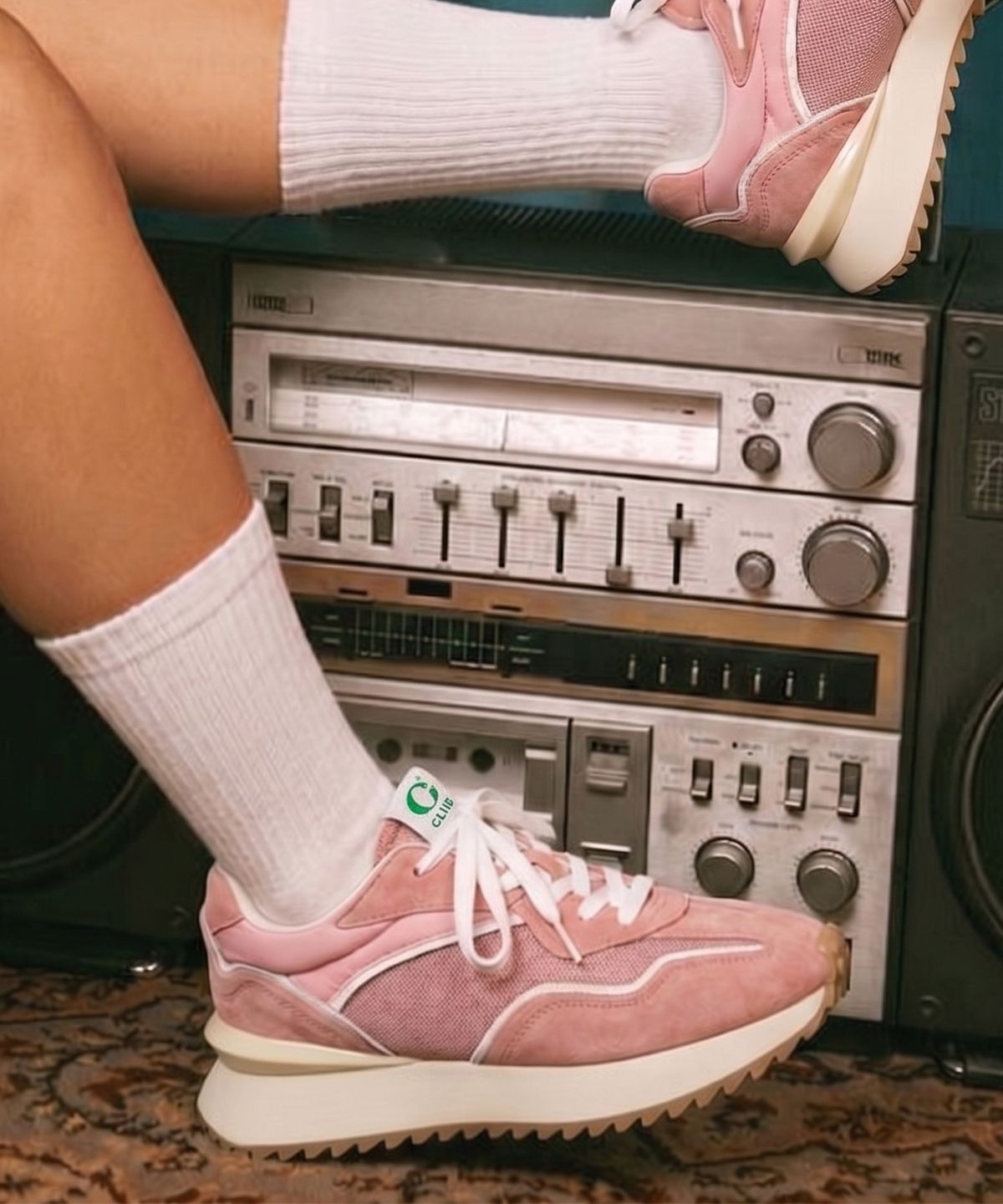 클립(CLLIB) CO-WICK STANDING SNEAKERS 5.5cm 스니커즈 (Indi Pink) -CL0201 5.5CM
