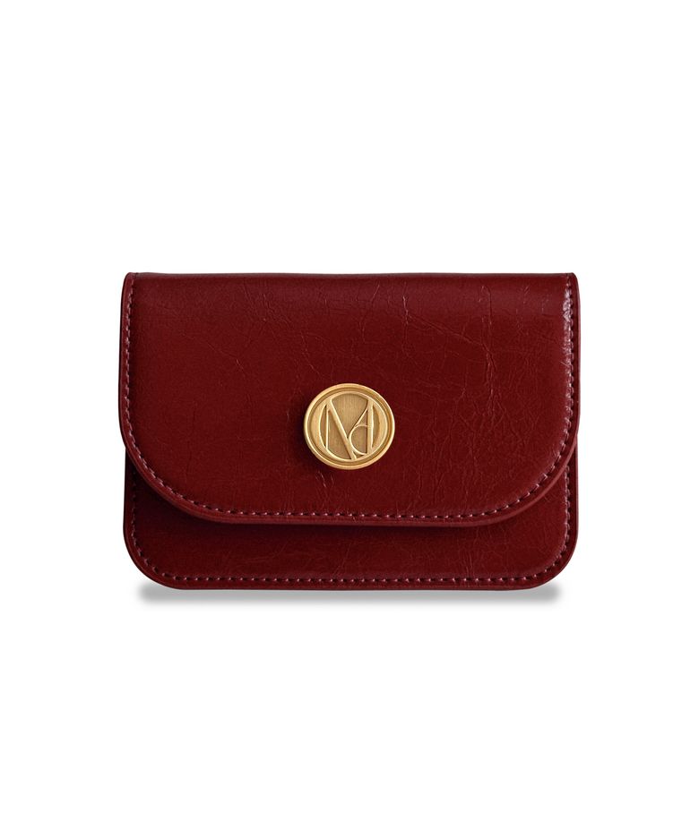 Ecrin card wallet - Crimson Red