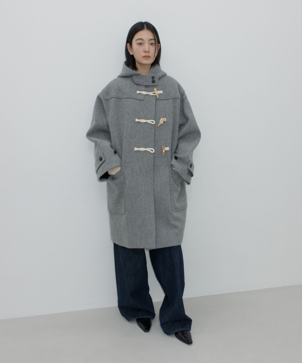 지비에이치 어패럴(GBH APPAREL) LONG DUFFLE COAT / GREY