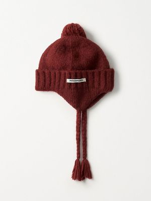 폴드 벨 이어플랩 비니 (레드)