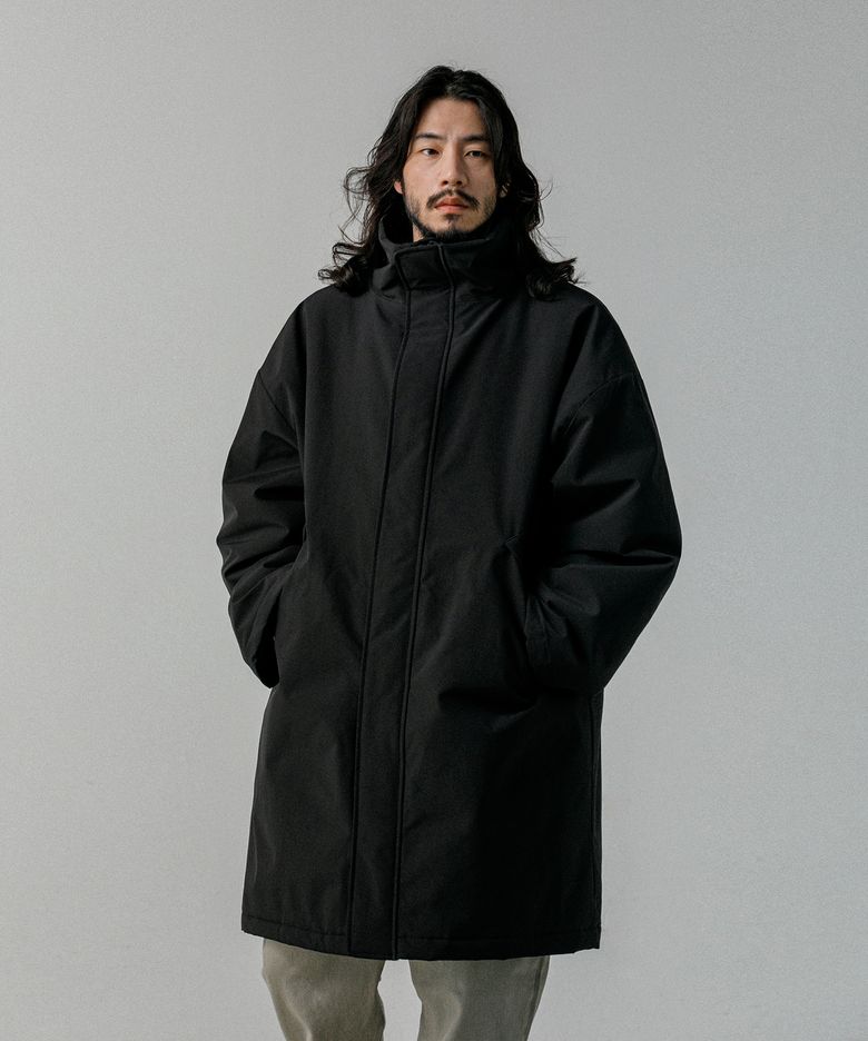 스테너 패딩 코트 블랙