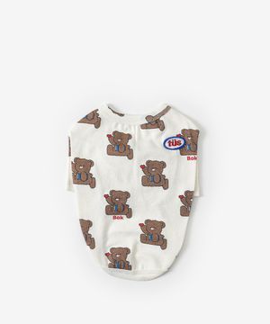 보크 베어 강아지 티셔츠 실내복