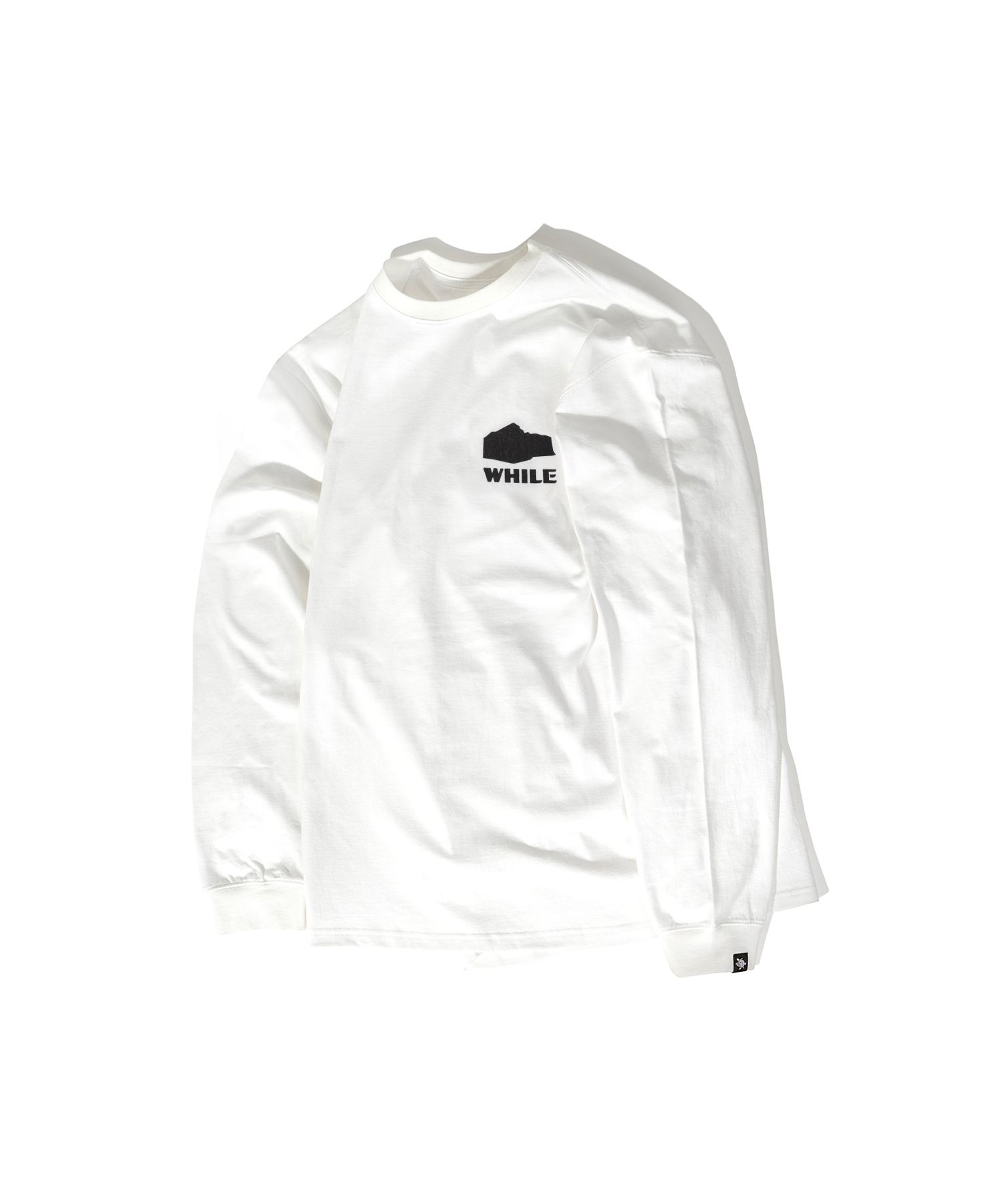MUSINSA | WHILE MUDEUNGSAN LONG SLEEVE T-SHIRT (IVORY)