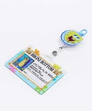 스폰지밥 비키니시티 주민증 포토카드(9P)&홀더키링 세트