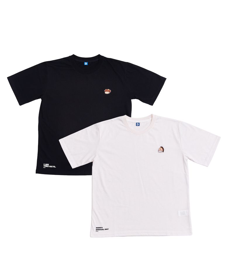 아따맘마 자수 반팔 티셔츠