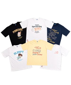 아따맘마 그래픽 반팔 티셔츠