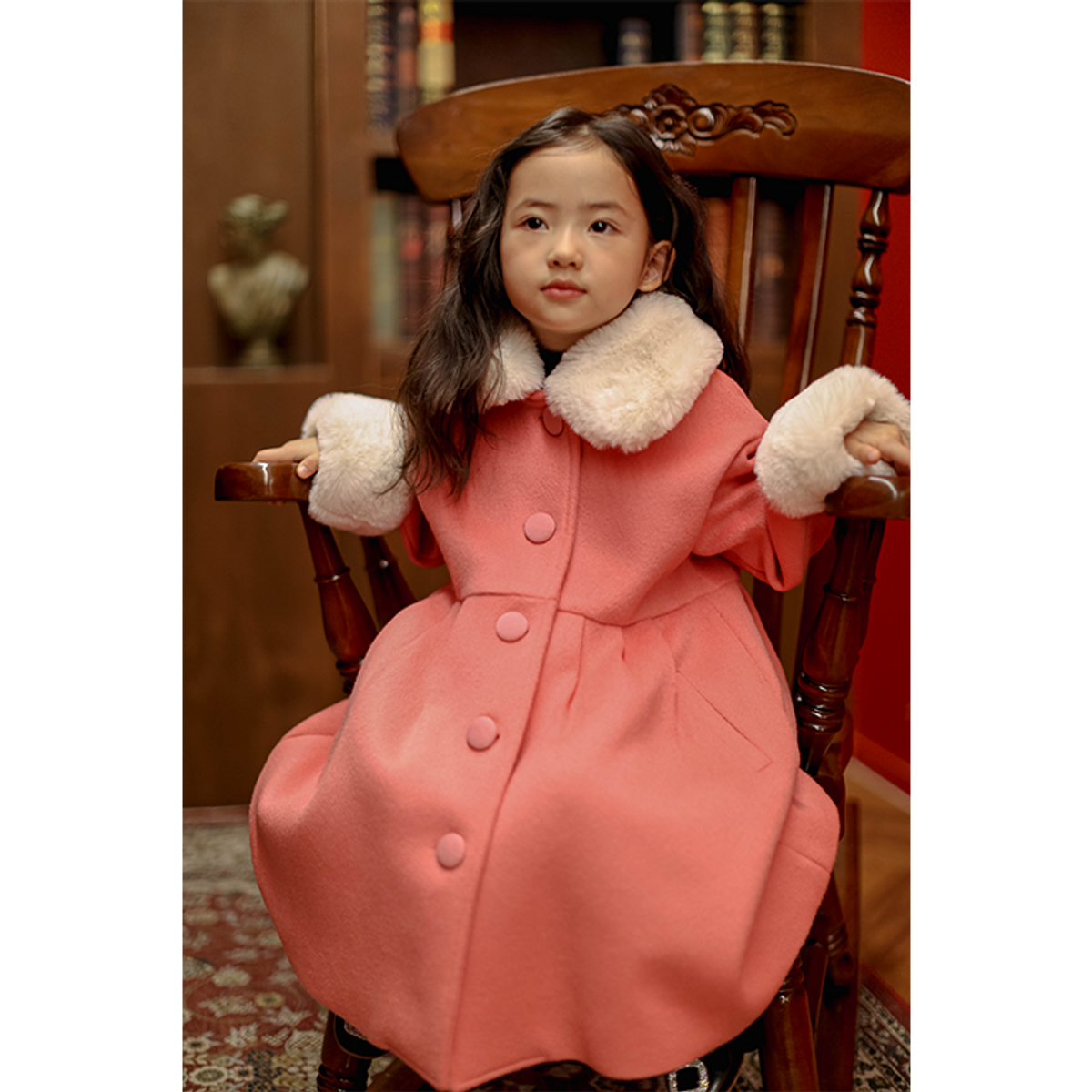 라메종드도도(LA MAISON DE DODO) Dodo Far North Coat ( Fuscia Pink )_ 여아용 코트