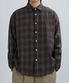 플란넬 타탄 체크 셔츠 (브라운)
