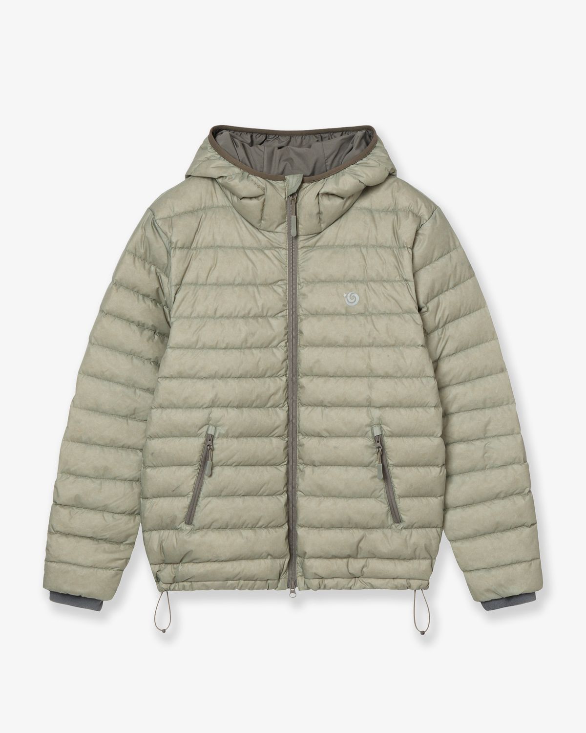 에이이에이이(AEAE) SYMBOL LIGHT DOWN JACKET [SAGE GREEN]