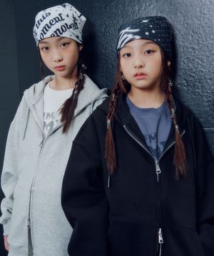 쿠션지 투웨이 후드 집업