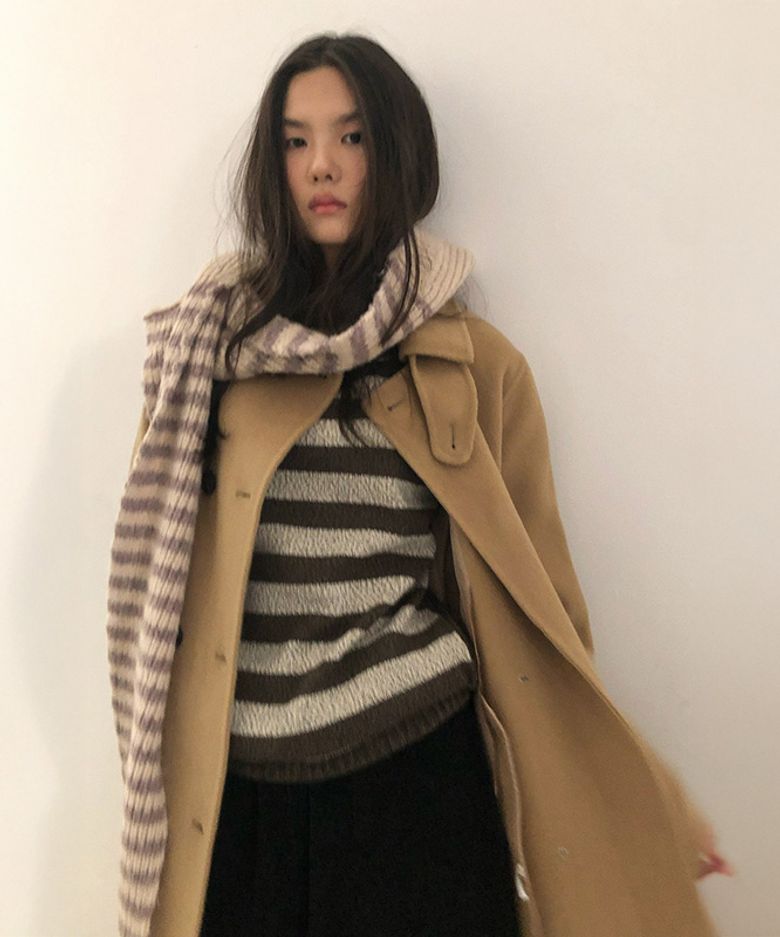 Charlie Hoodie Muffler / Cocoa Brown