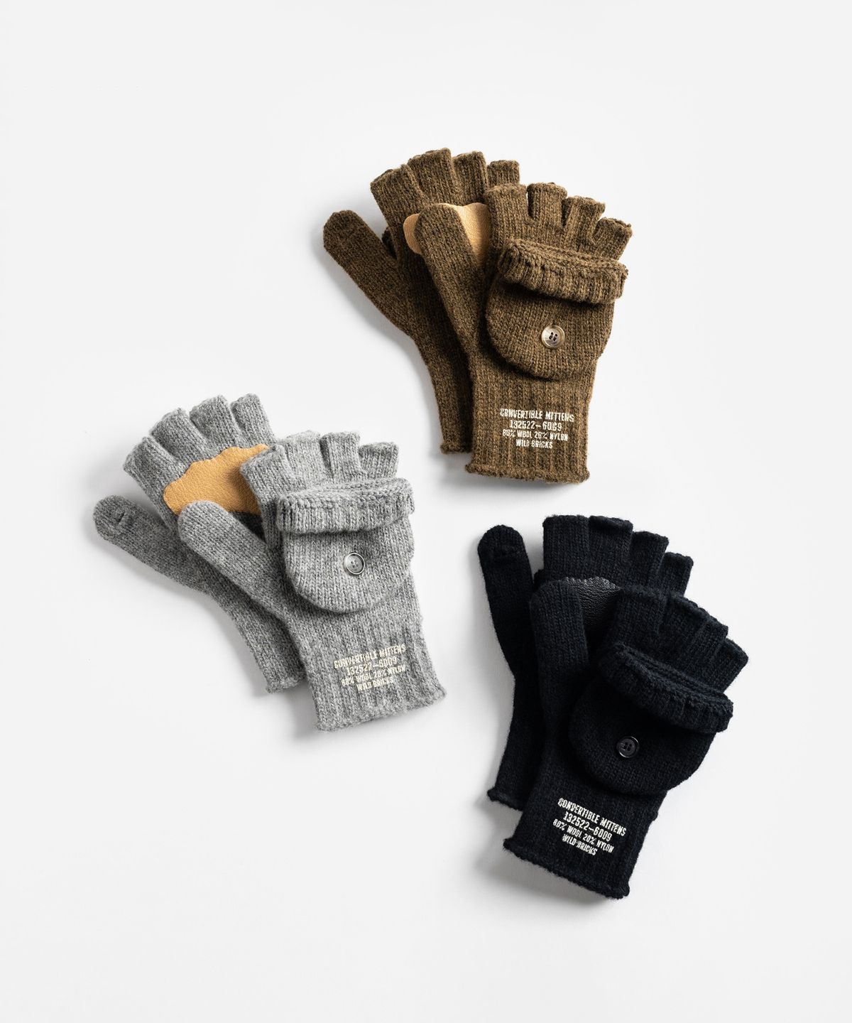 와일드 브릭스(WILD BRICKS) W24 CONVERTIBLE GLOVES (3 color)