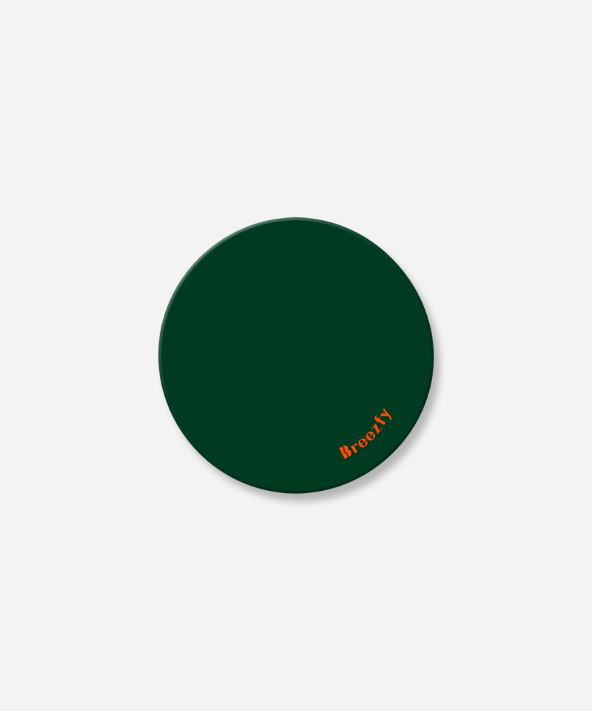 브리즈피(BREEZFY) DEEP GREEN - 테이프 부착형 폰 그립 - 비비드 컬렉션