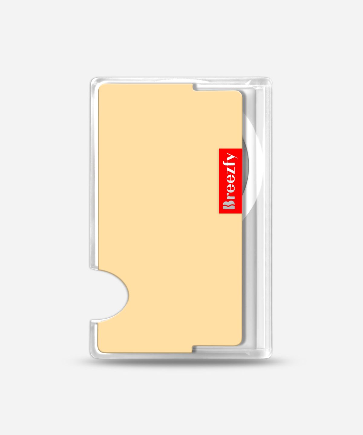브리즈피(BREEZFY) REED BEIGE - 맥세이프 카드지갑 소켓 - 비비드 컬렉션