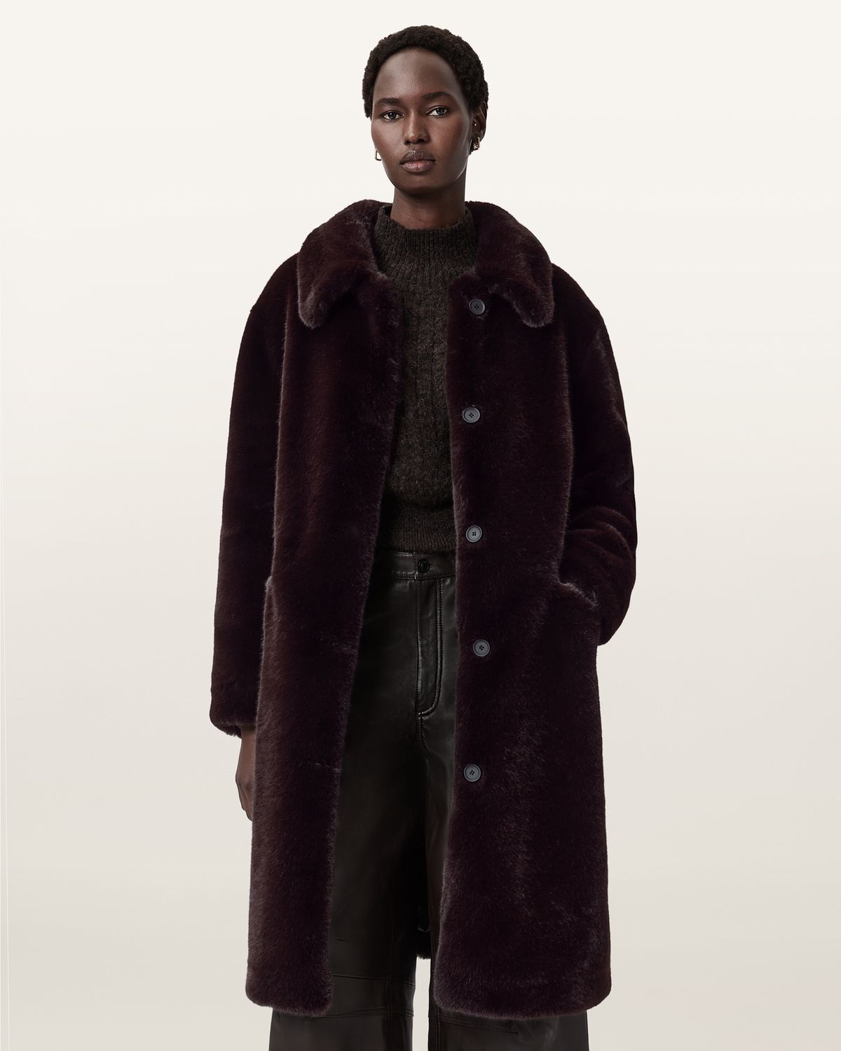 올세인츠(ALLSAINTS) 소라 코트 W131OD-2732