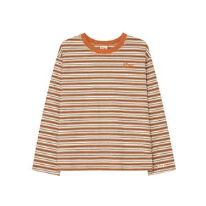 stmg 로고 스트라이프 롱슬리브 옐로우