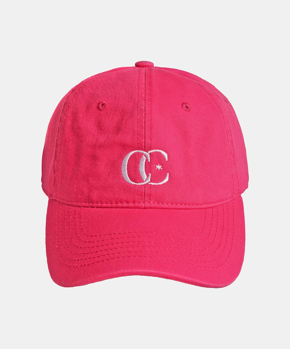 코소(COSO) CC 심볼 로고 볼캡 (핑크)