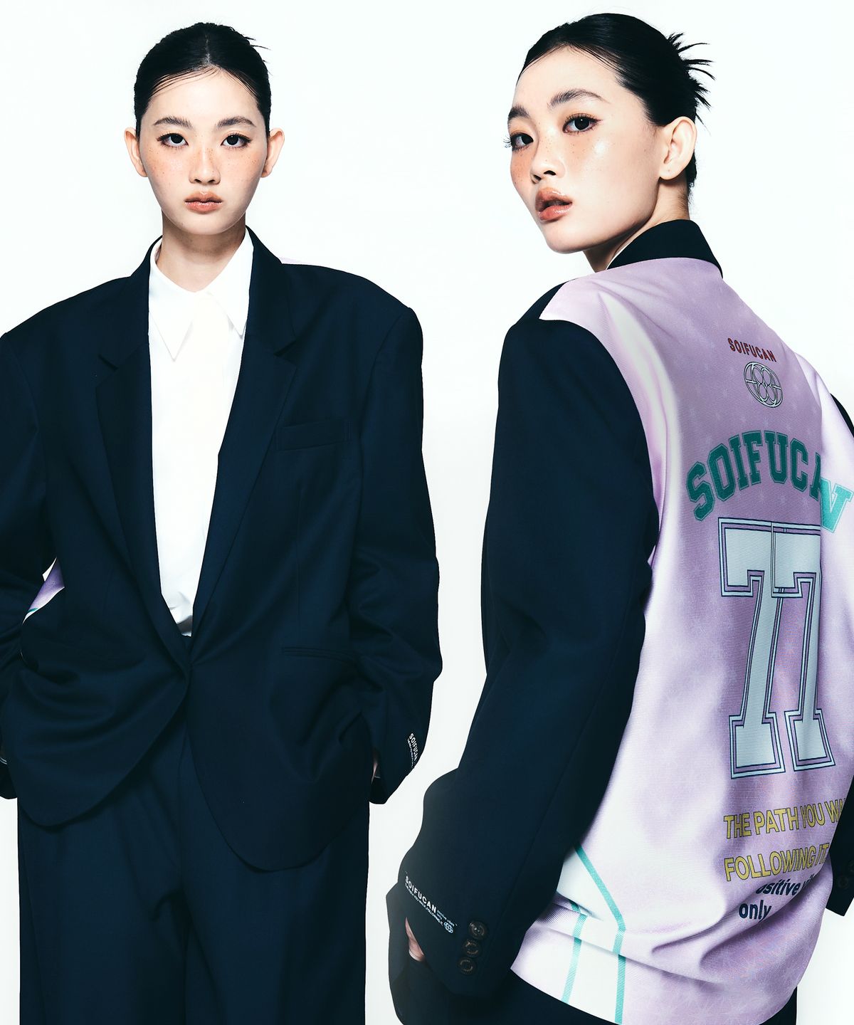 소이프유캔(SOIFUCAN) 매치 믹스 블레이저