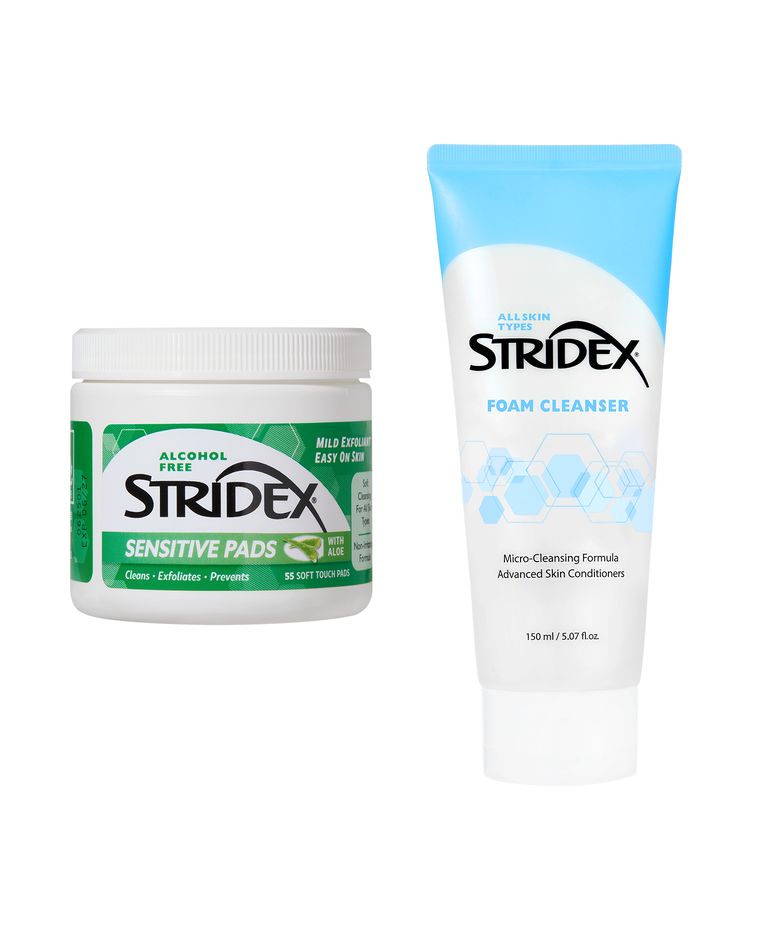 스트라이덱스 입문 구성[센시티브 55매 패드+폼클렌저 150ml]