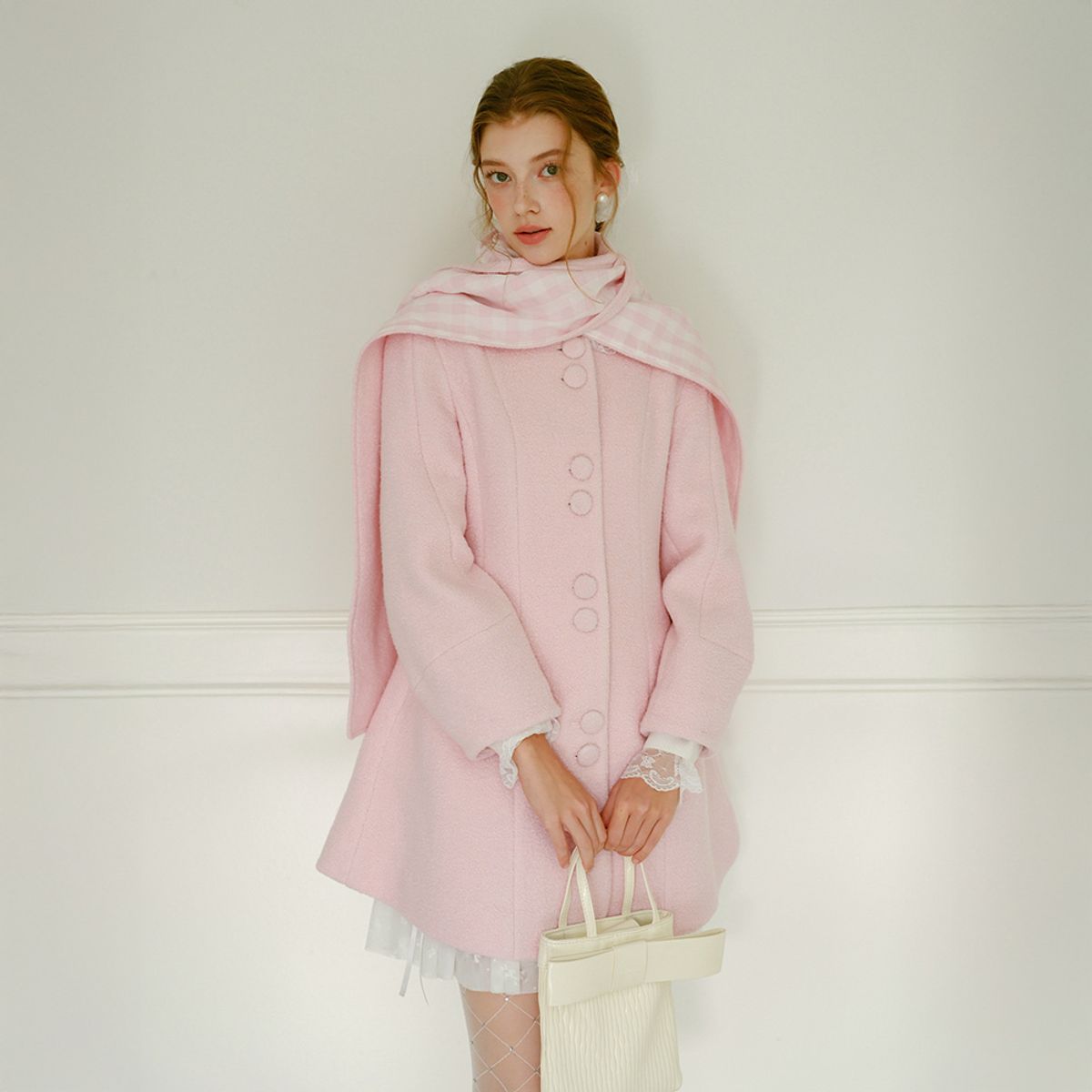쎄무아듀(CEST MOIDEW) Cest_Scarf slim half coat