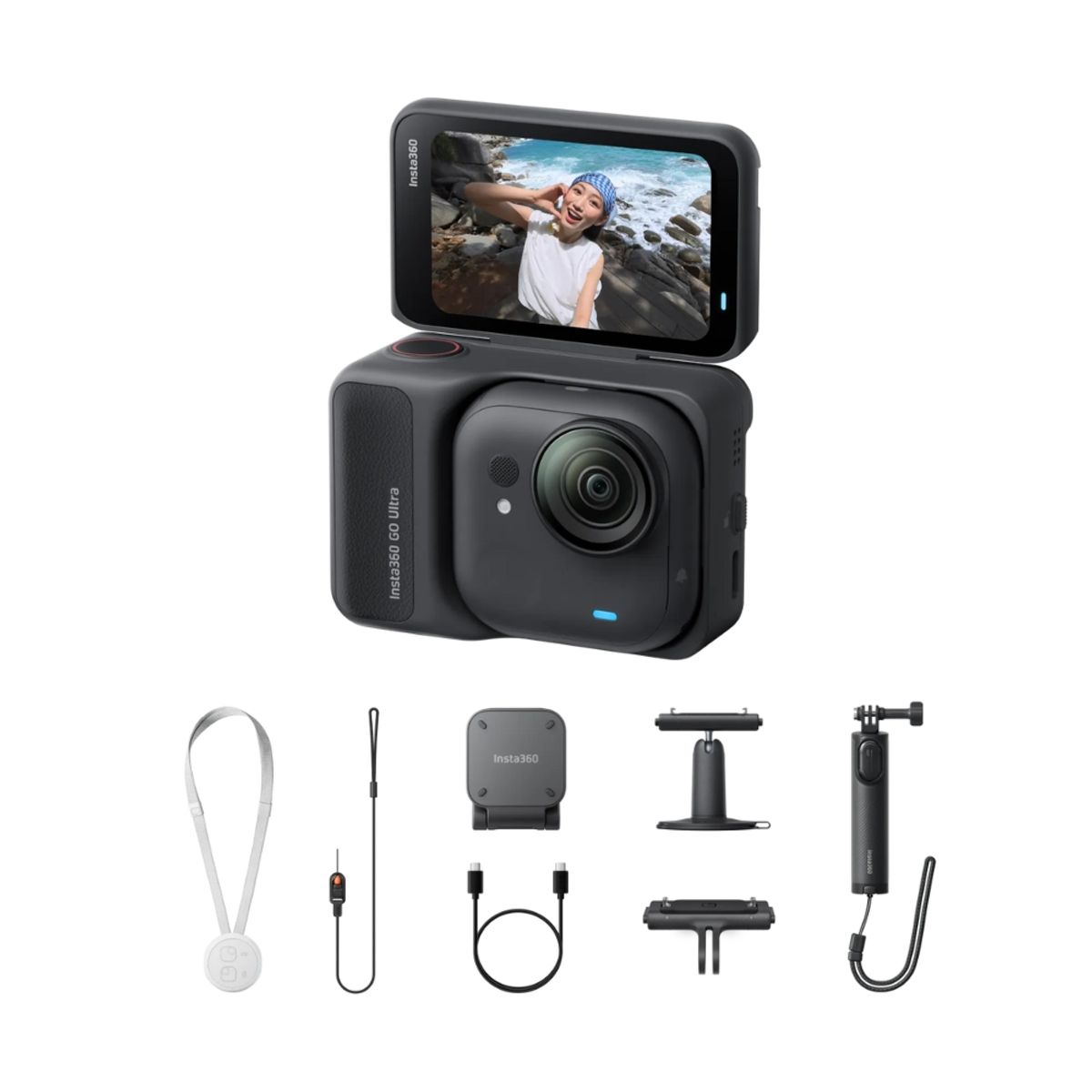 인스타360(INSTA360) GO Ultra 크리에이터 번들 미드나잇블랙