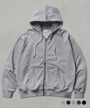 라운드컷 헤비코튼 후드집업 그레이 ISHD4738