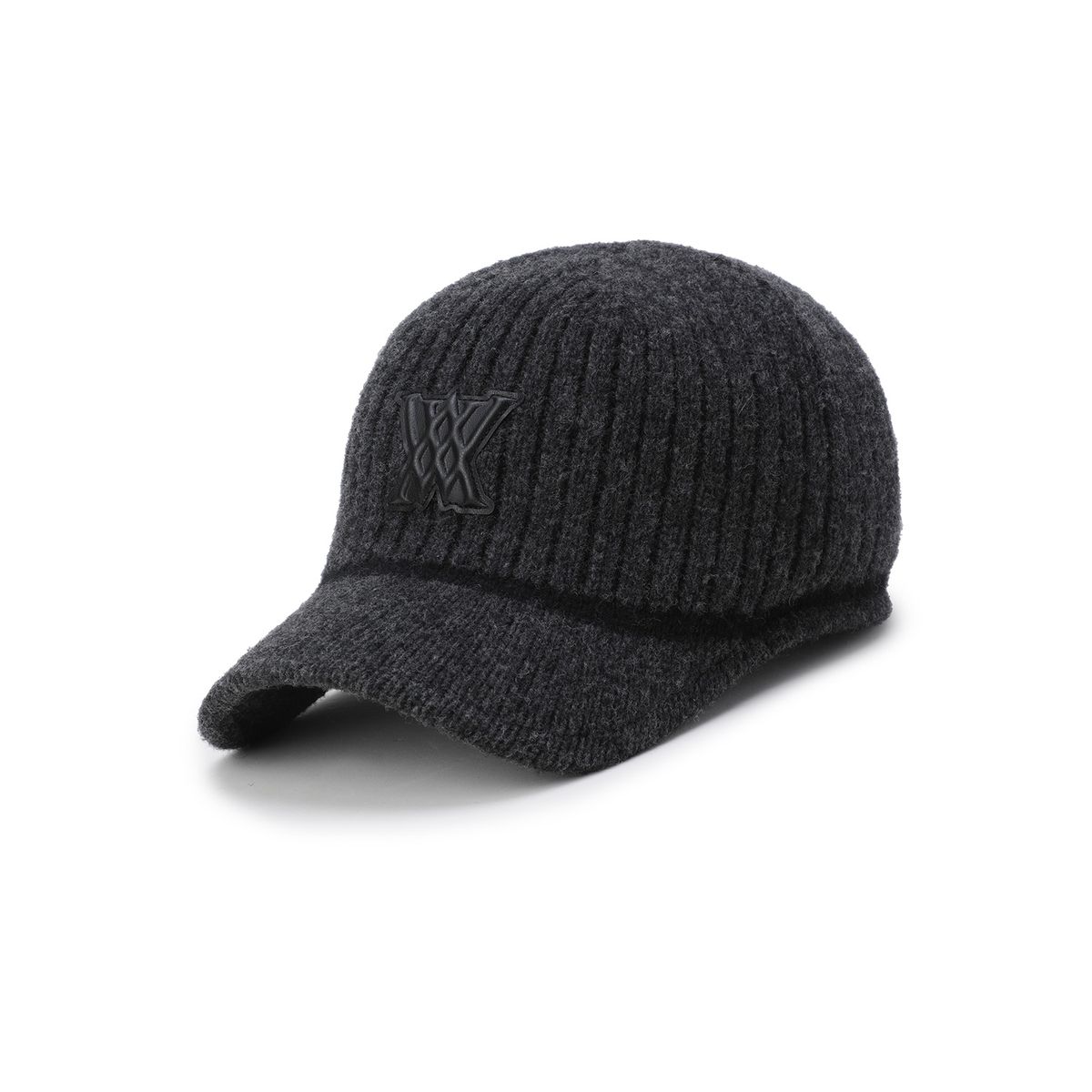어뉴골프(ANEW GOLF) UNI ALLOVER KNIT CAP_BK