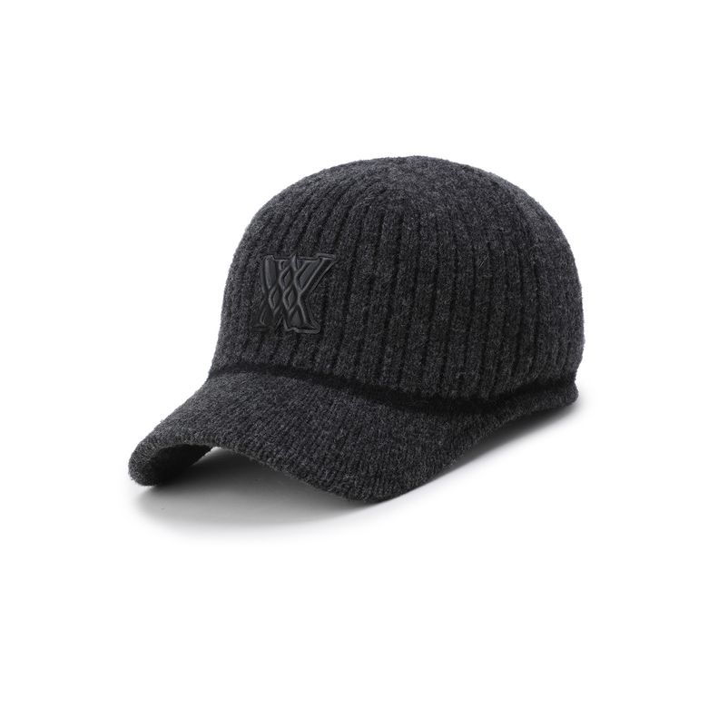 UNI ALLOVER KNIT CAP_BK