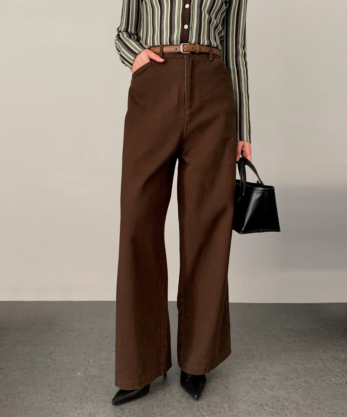 바스카라(VASCARA) Peach Cotton Wide Pants (3colors)