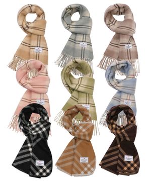 [2PACK] 뮤티드 틸트 체크머플러 (9색상)