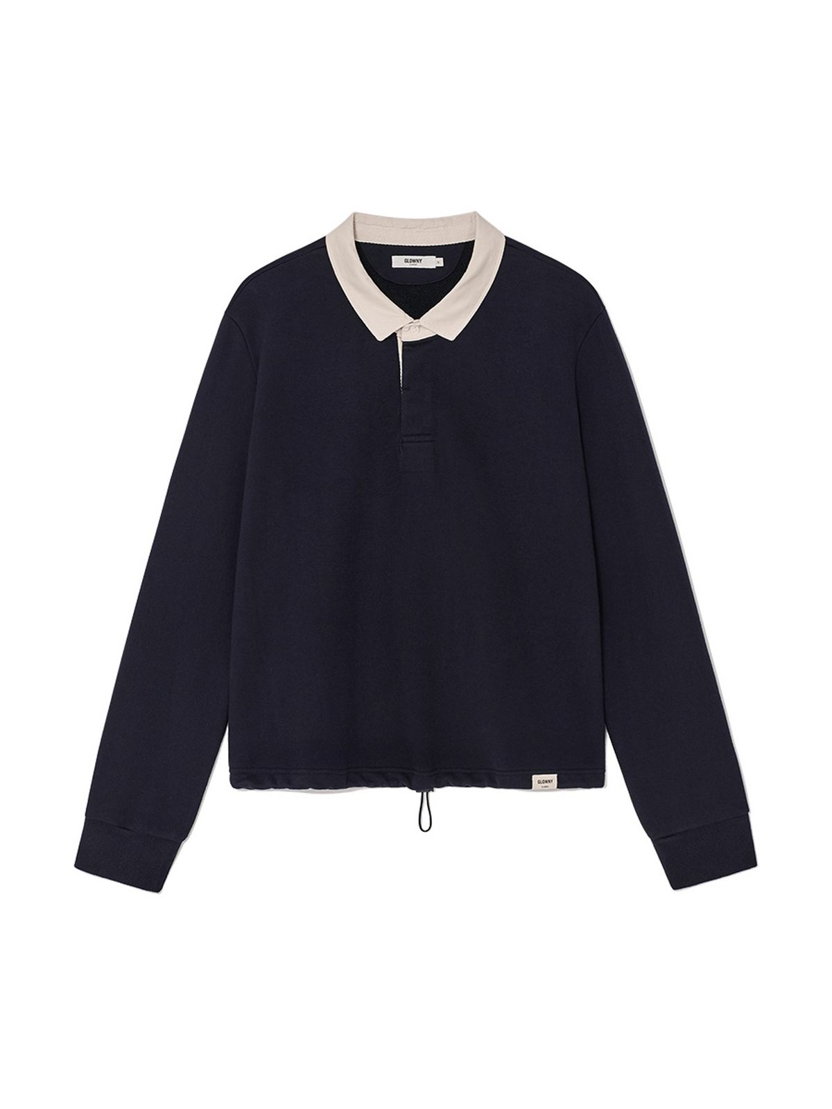 글로니(GLOWNY) G CONTRAST POLO LONG SLEEVE (NAVY)
