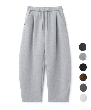 [2PACK] 세미 와이드 벌룬핏 스웻팬츠 6color