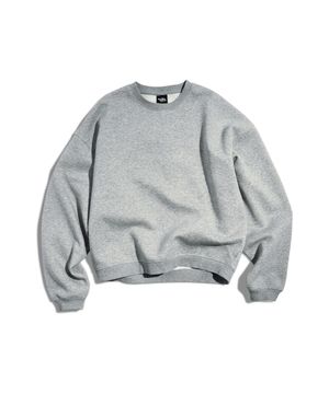 어반 스트레이트 크롭 맨투맨 티셔츠 그레이 FMT900C