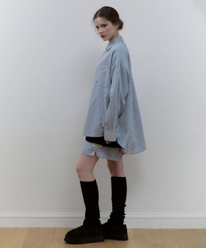 [블랜드] [SET] 레이어 셔츠&하프팬츠 세트 3colors