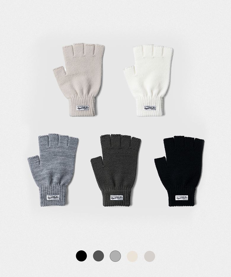 [2PACK] 베이직 핑거리스 니트 장갑_5colors