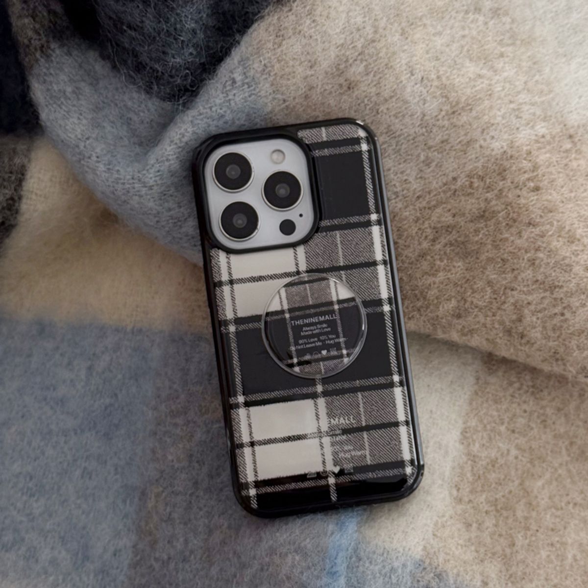 더나인몰(THE NINEMALL) [에폭시톡] vintage check scarf